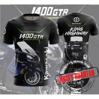 BAJU KAWASAKI GTR1400 V1 เสื้อยืดระเหิด