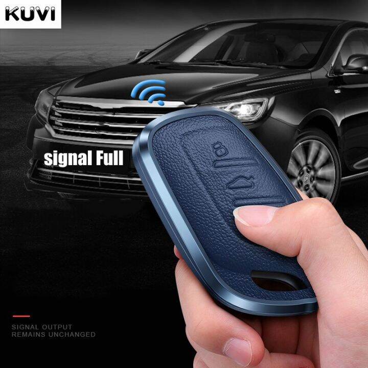 metal-leather-car-remote-key-cover-case-shell-fob-for-mg4-mg5-mg6-mg-zs-ev-hs-ehs-zx-gt-roewe-rx3-rx8-erx5-rx5-i6-i5-accessories