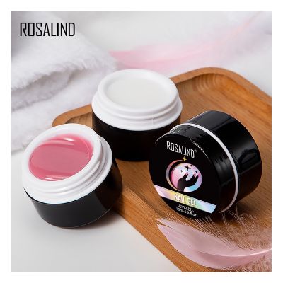 ROSALIND Poly Clear Varnishes For Nail Art Extension Semi Permanent UV Lamp Gel
