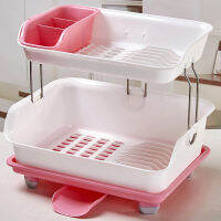 ชั้นวางของชั้นวางของชั้น1-2layer Multi-Function Draining Tableware Tableware Dish Rack Kitchen Dish Plastic Dish Rack