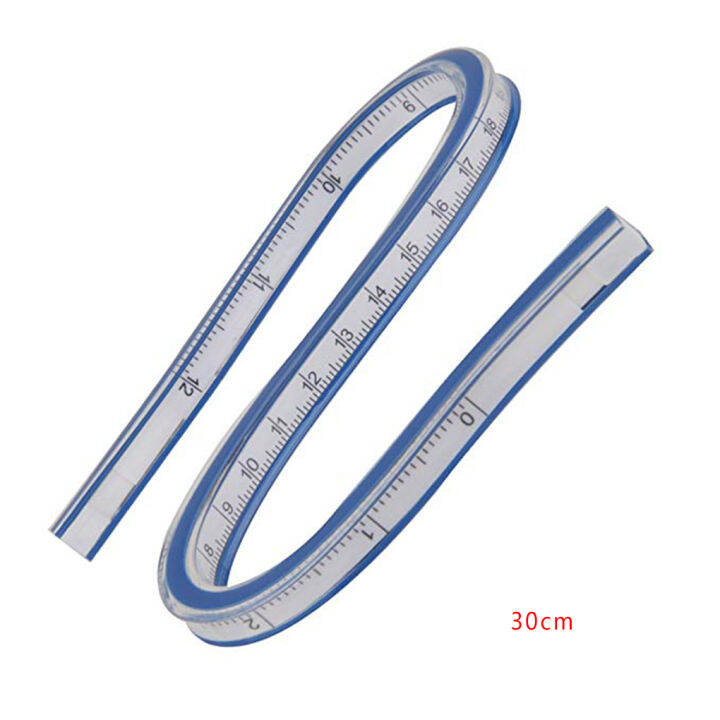 【CW】Flexible Curve Ruler Spiral Drafting Drawing Measure Tool Soft
