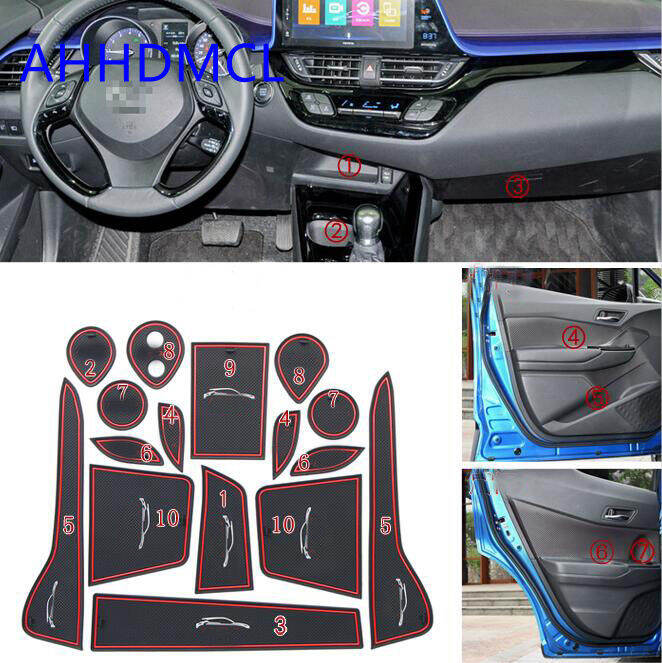 รถ-anti-dirty-pad-ประตู-groove-gate-slot-ถ้วย-armrest-storage-mat-สำหรับ-izoa