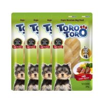 GOD ขนมสุนัข Toro Toro Dog Snack Liver Flavor (30 g.) x 4 ขนมหมา  ขนมสัตว์เลี้ยง