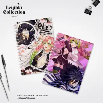 Genshin Impact Demon Slayer Anime Notebook, Diário simples do