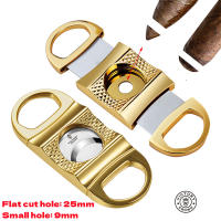 Mens Luxury Gift Ciggar Cutter Mini Guillotine Ciger Drill Tobaco Cigaar Scisors with Holder Travel Smking Accessories