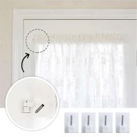 Command Hooks Hold Curtain Rods Self Adhesive Curtain Rod Hooks - 4pcs Nail-free - Aliexpress