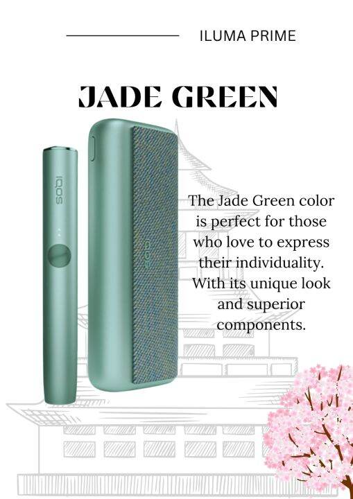 Iqos Iluma Prime Jade Green Smart Induction System Lazada