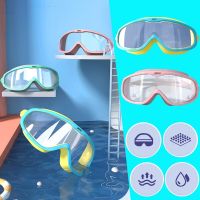 Childrens Swimming Goggles Boys Girls Swim Glasses With Earplug Waterproof Anti-Fog Hd Water Sport Diving Eyewear Kids