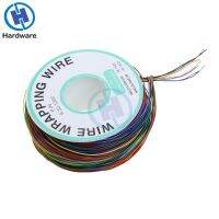 【✆HOT】 JAUN MALL 1ชิ้น PCB ทดสอบแกนสาย30AWG ลวดเดี่ยวชุบดีบุกลวดทองแดง8สีสายเคเบิลบอร์ดม้วน