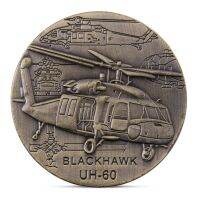 Black Hawk UH-60 Utility Helicopter Commemorative Coin Collection Gift Souvenir