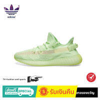 2023 รองเท้าผ้าใบลำลองสำหรับผู้ชายและผู้หญิง originals 350 V2 "Gow in the Dark" Luminous Green Unisex