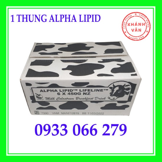 Hcm 1 thùng 6 hộp  sữa non alpha lipid 450g new zealand - ảnh sản phẩm 1