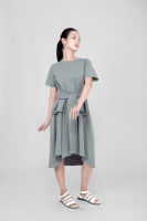 QueenCows ชุดให้นม Chora Cotton Dress (Gray)