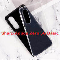 เคส TPU อ่อนสำหรับ Sharp Aquos Zero 5G Basic Gel ซิลิโคนโทรศัพท์เคสกันกระแทกด้านหลัง