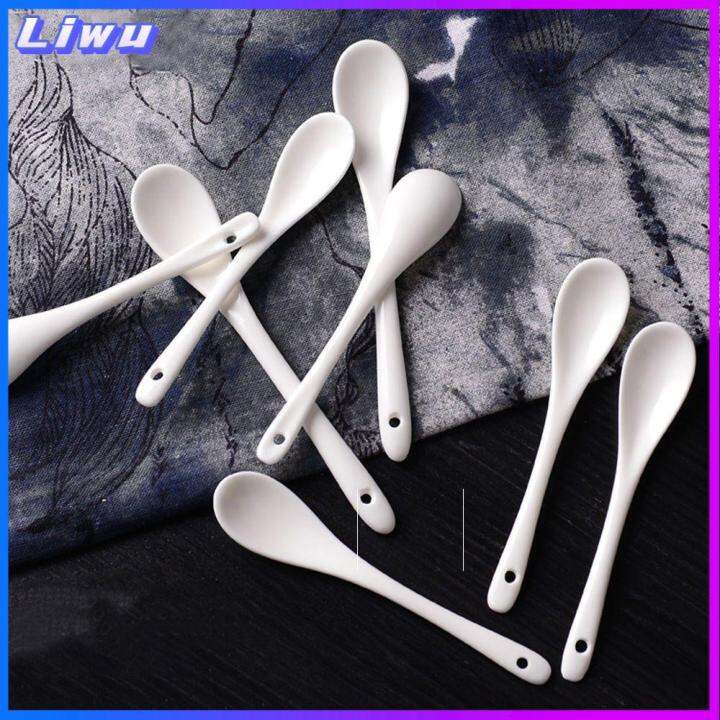 Ceamic Small Coffee Spoon Eto Small Pocelain Spoon Mini