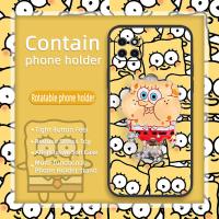 Cartoon foothold Phone Case For MOTO G 5G/One 5G Ace glisten armor case TPU Silicone cartoon Soft Case drift sand Cover