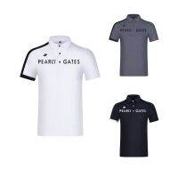 J.lindeberg DESCENTE PEARLY GATES ANEW Footjoymalbon Uniqlo เสื้อยืดแขนสั้นผู้ชายใส่เสื้อเจอร์ซีย์ระบายอากาศกอล์ฟเสื้อกีฬากอล์ฟแบบแห้งเร็วใหม่เสื้อผ้าลำลองเข้าได้กับทุกชุด