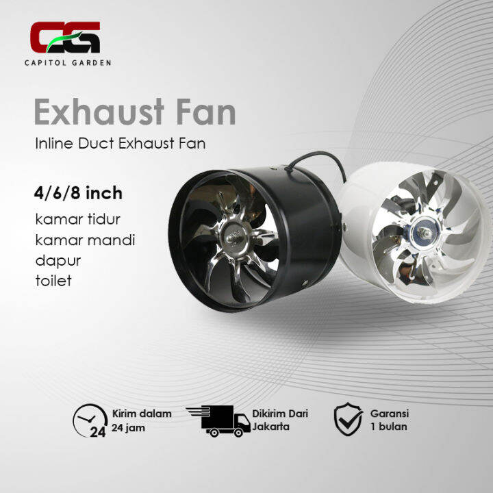 SILENT 4''/100mm INLINE EXHAUST FAN DUCTING VENTILATION AIR BLOWER