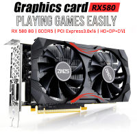 RX580 Kad Video Permainan Kad Grafik Komputer 1248GB PCI-E X16 DDR3 GDDR5 VGA HD DVI Kad GT730วิดีโอ GT210 GT610