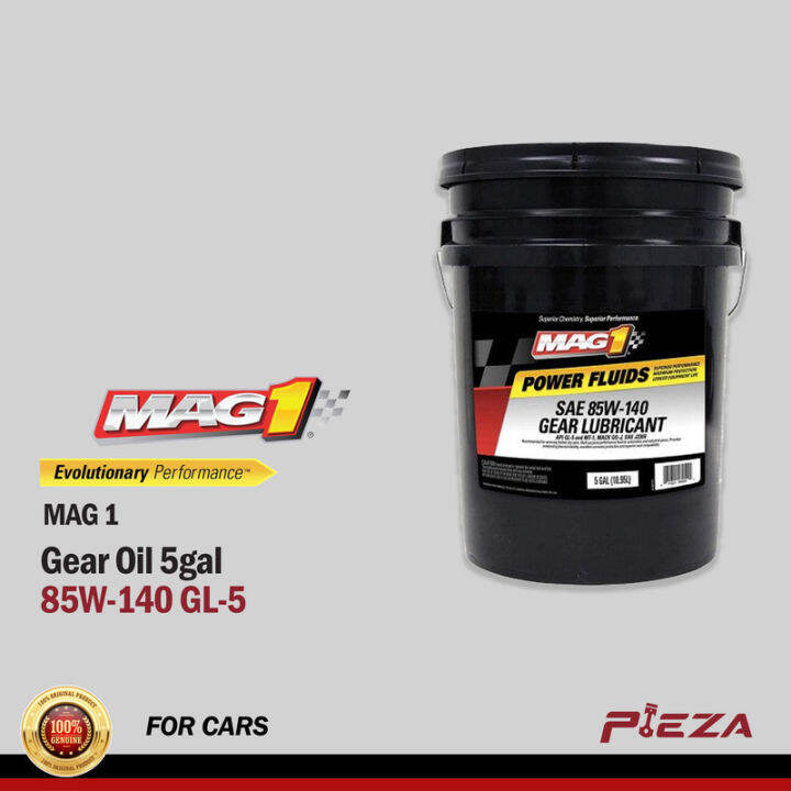 MAG 1 85W140 GL5 Gear Oil 5 Gallons Lazada PH