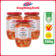 3 Hũ Mắm Cà Pháo Sông Hương Foods Hũ 390g - Ăn kèm cơm , bún , phở