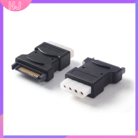 【HJ】 15Pin SATA Serial ATA MALE TO Molex IDE 4 PIN FEMALE M-F Hard Drive ADAPTER