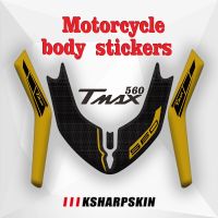 KSHARPSKIN motorcycle 3D gel fuel tank protection pad Moto fish bone sticker engine body decal kit for TMAX560 tmax 560 Decals  Emblems