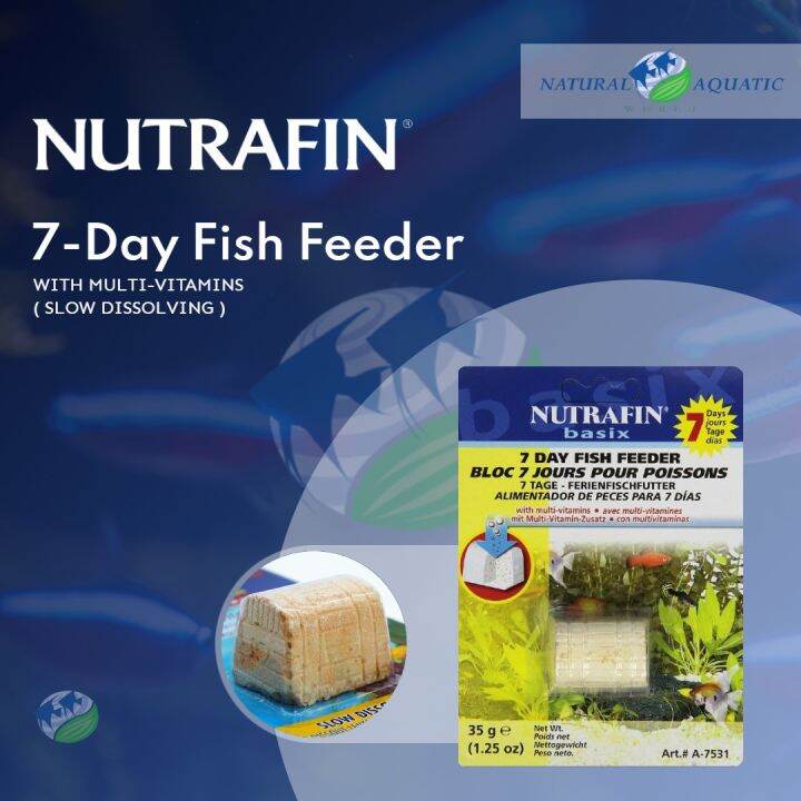Nutrafin 7Day Fish Feeder 35g (Slow Dissolving with MultiVitamins
