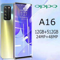 [รับประกัน1ปี]ของแท้ OPPQ A16 เต็มหน้าจอ 6.8 นิ้วราคาถูก hp การกวาดล้างหน่วยความจำขนาดใหญ่16GB-256GB  โปรโมชั่นโทรศัพท์ android 4G-5G สมาร์ทโฟนราคาถูก