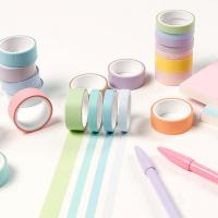 เทปตกแต่ง สีพาสเทล ▶️ เซ็ต 12 ม้วน ◀️ Pastel Masking Tape MT 4.8 by mimisplan