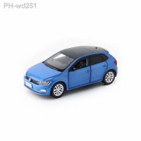 1:32 Scale JACKIEKIM Diecast Toy Model Volkswagen New Polo Plus Doors Openable Sound amp; Light Educational Collection Gift For Kid