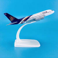 ABaza ขายร้อนสังกะสี Ally วัสดุ1:500 14ซม. เครื่องบินรุ่น Aircrafts Airbus A380เครื่องบินไทย ModelM