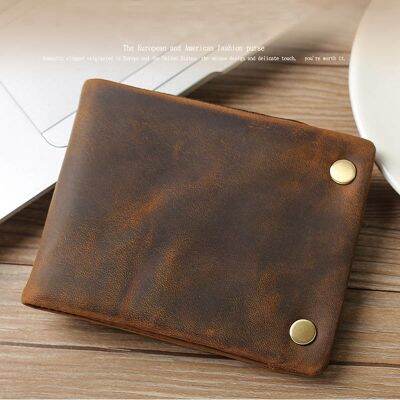 （Layor wallet）  Men 39; SLeather Jellypurse Card Holder Change Coin Purse Male Clutch Wallets