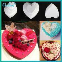 COOLEAF อุปกรณ์ครัว หุ่นจำลอง Sugarcraft รูปแบบการฝึก รูปหัวใจ โฟมโพลีสไตรีน แม่พิมพ์โฟมเค้ก