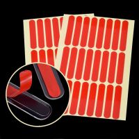 24pcs Transparent Double Adhesive Tape Nail Tip Adhesive Tape Acrylic Display Bar Nail Art Swatch Display Tool Adhesives Tape