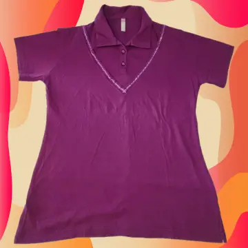 Burberry polo deals shirt womens purple