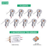 DC12V, 1W, silver, mini spotlight, mini star light, mini downlight, 9 lights plus drive,120 angle