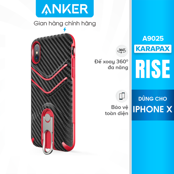 Ốp lưng Karapax Rise cho iPhone X by Anker – A9025