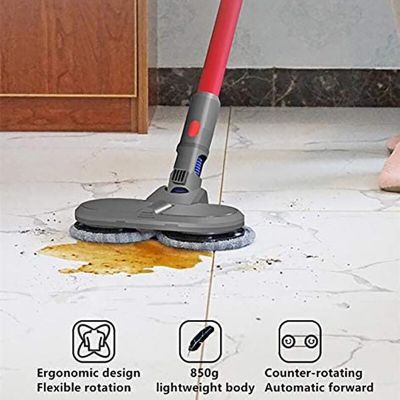 Electric Cleaning Mopping Head V7 V8 V10 V11 Cordless Vacuum Cleaner Floor Wet and Dry Mop Cleaning Head with Water Tank