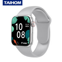 2022 TAIHOM สมาร์ทวอทช์ 44 มม. หน้าจอบลูทูธ 5.2 โทรไร้สายชาร์จ IP67 กันน้ำผู้ชายผู้หญิงสแตนด์บายยาว Smartwatch Fitness