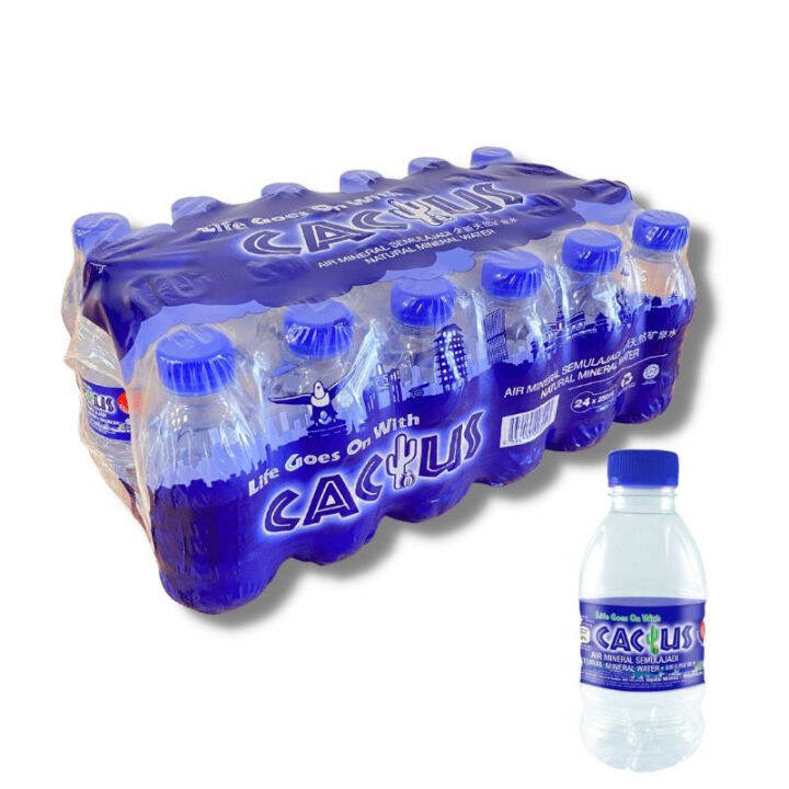 Cactus Mineral Water 250ml 24Bottle/Cartons 天然矿泉水 | Lazada