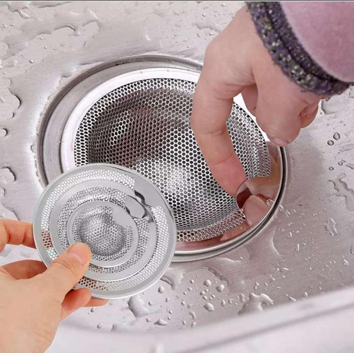 Bathtub Drain Strainer, 5cm Stainless Steel Shower Hair Filter - Kitchen Sink  Stopper, Drain Filter Mesh - For Bathroom, Balcony