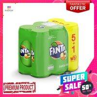 แฟนต้าน้ำเขียวกระป๋อง 325มล.X6FANTA GREEN 325ML.X6