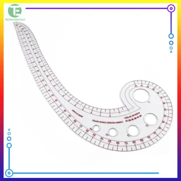 Plastic Transparent Tailor French Curve Sewing Ruler Comma Shaped Rulers