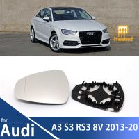 สำหรับ Audi A3 S3 RS3 RS A S 3 2013-2020 8V0857535D อุปกรณ์เสริม8V0857536D กระจกมองหลังอุ่น Cermin Kaca