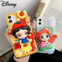 mermaid snow white Creativity handmade diy girl phone case for iphone 12mini11pro12promaxsexr7plus8pxsxsmaxxs