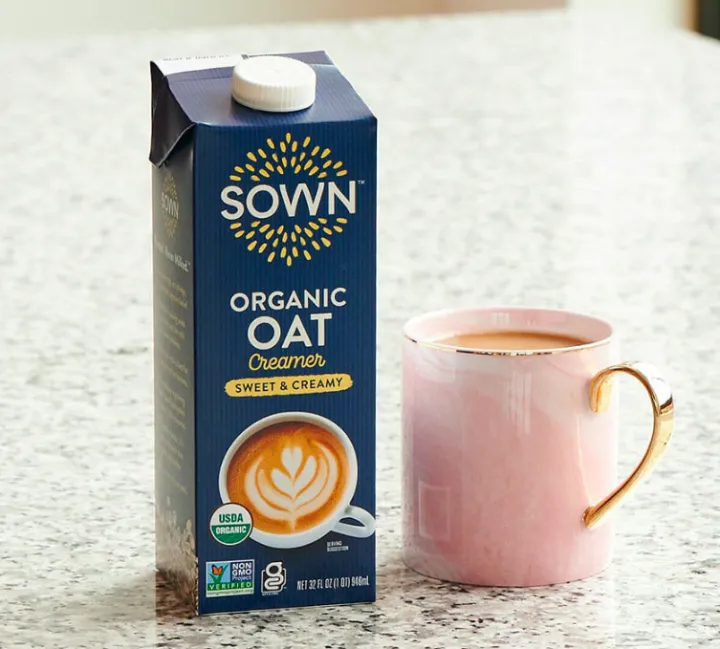 SOWN Organic Oat Creamer Unsweetened Barista Oat Milk Non Dairy