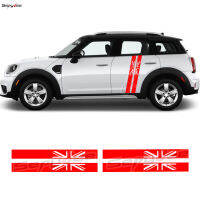 1คู่รถประตูด้านข้างสติกเกอร์ UK ธงสไตล์กราฟิกไวนิล Decals สำหรับ MINI Cooper S One Countryman F54 F55 F56 R55 R56