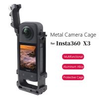 New for Insta360 X3 Metal Rabbit Cage Insta360 X 3 Camera Riding Protective Expansion Frame Action Camera Accessories