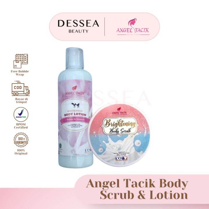 (Termurah Angeltacik) Original 100 Whitening Body Lotion Angel Tacik